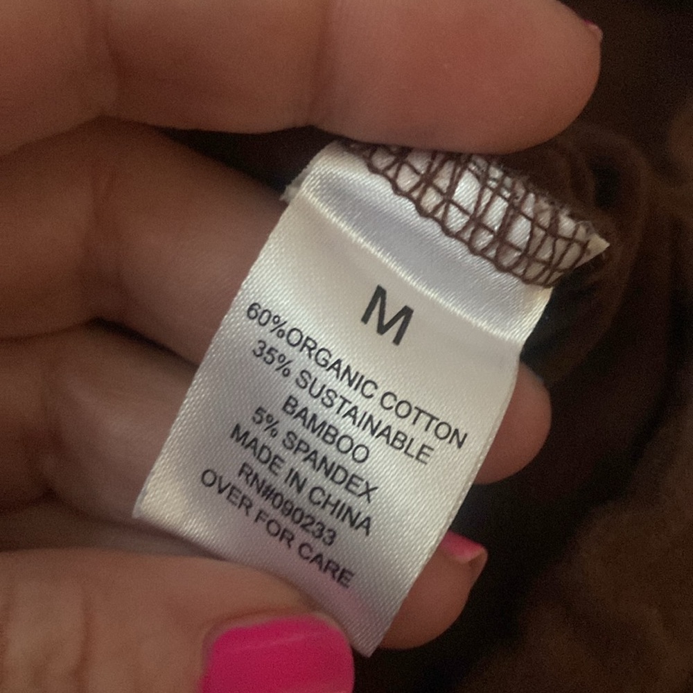 PACsun Medium Brown High-Waisted Flare Leggings - Picture 5 of 5
